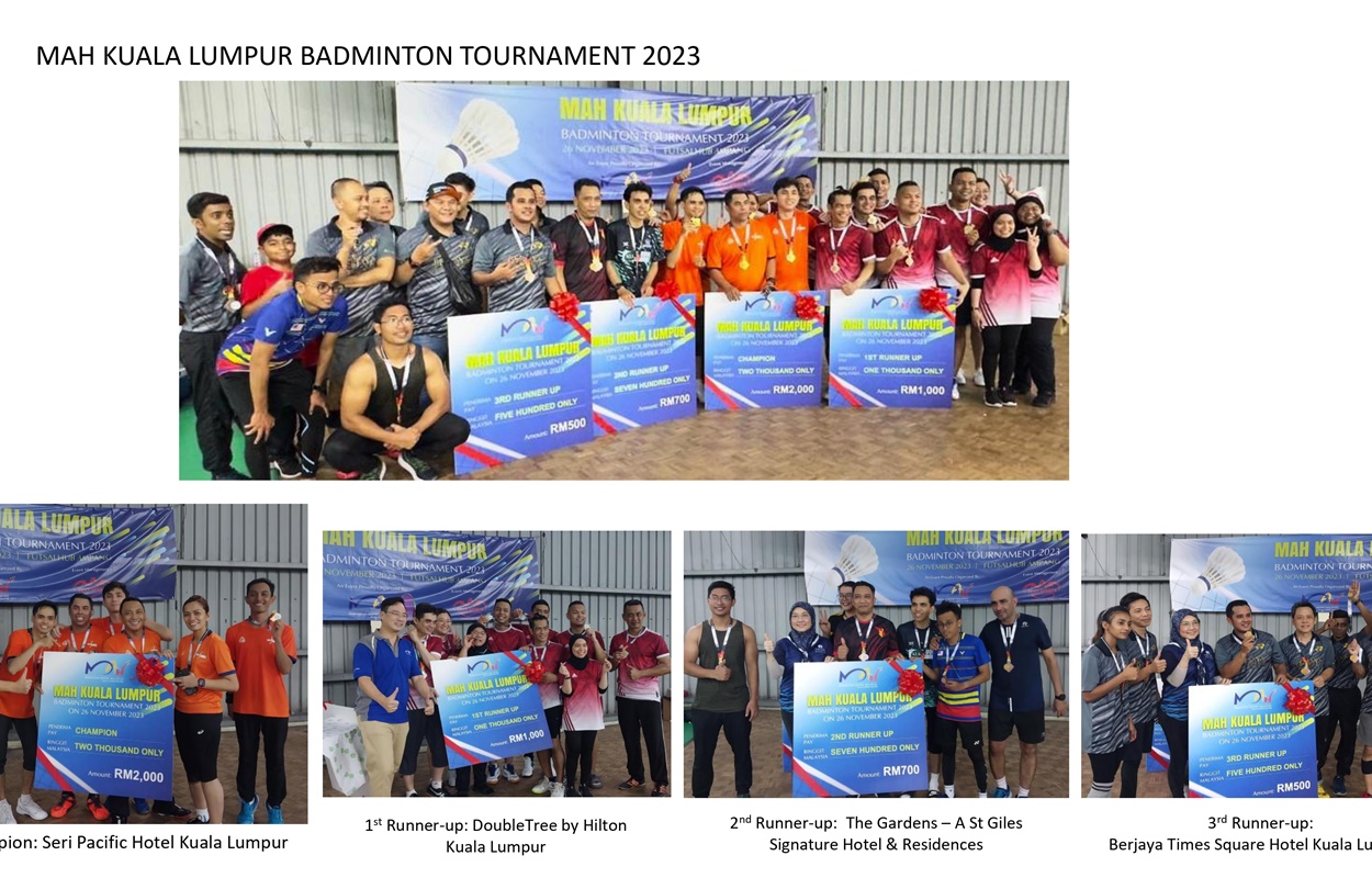 MAH KL Chapter Badminton Tournament 2023